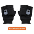 Rechargeable Heated Gloves 360 Degree Thermal Heated Windproof Warm Fingerless for Outdoor Hiking Cycling Winter Sports