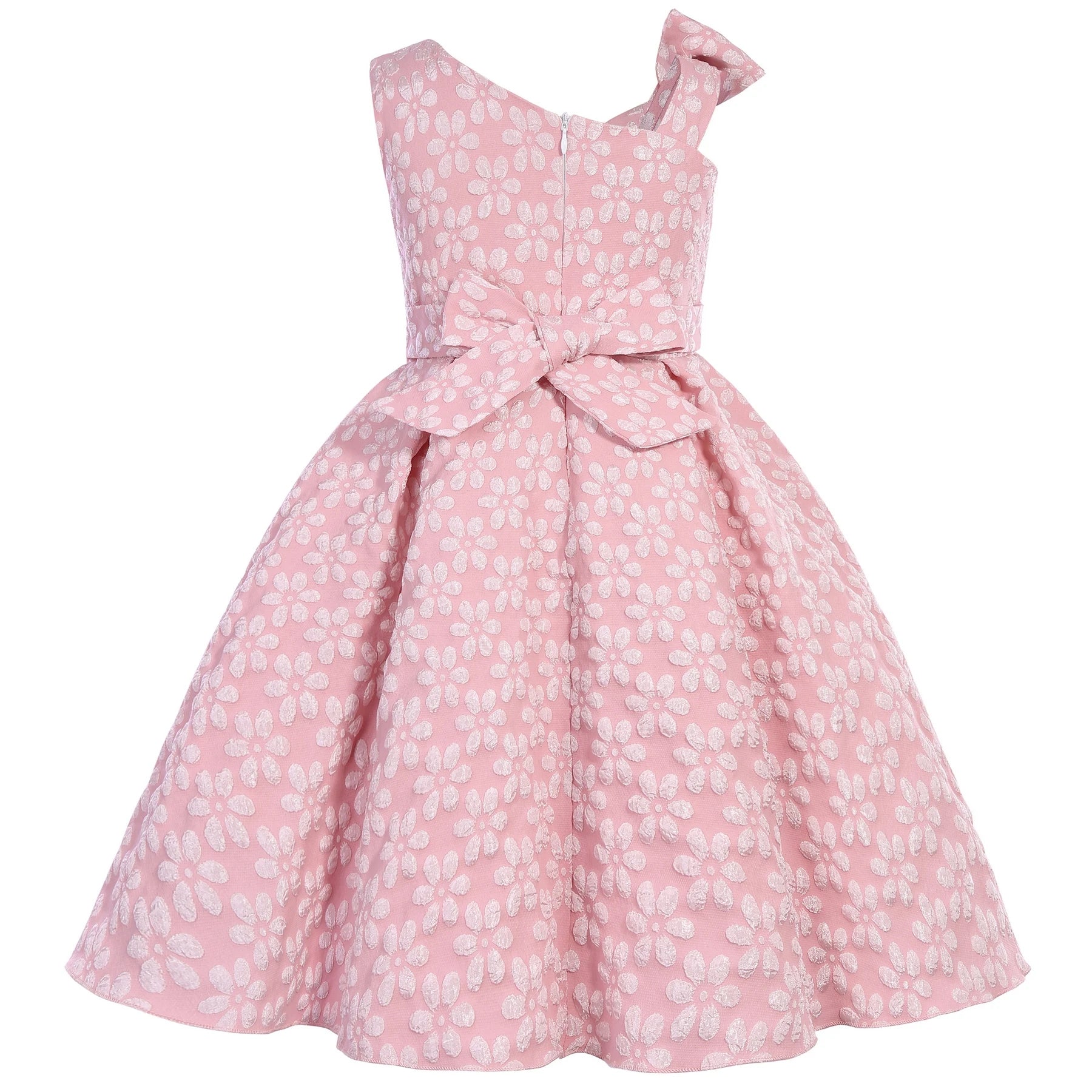 Foreign Trade Children's Clothing Girls Dresses Princess Slant Shoulder Bow Sequins Dress High-End Sleeveless Little Girl Presen Beauty hair & fashionfj