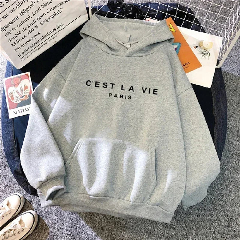 Cozy & Stylish Warm Female Hooded Tops – Perfect for Every Season Beauty hair & fashionfj