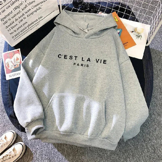 Cozy & Stylish Warm Female Hooded Tops – Perfect for Every Season Beauty hair & fashionfj