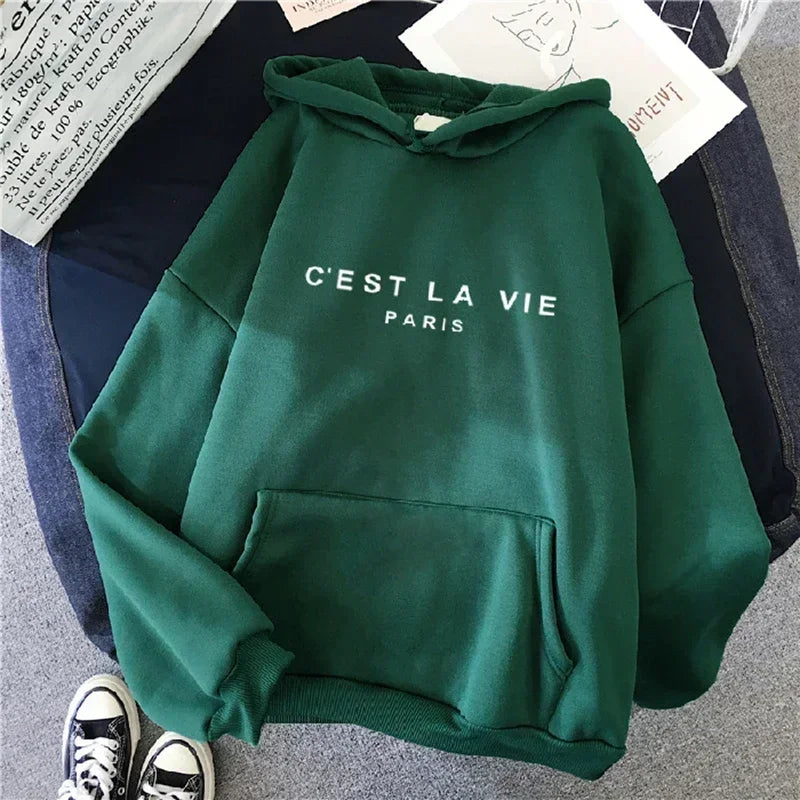 Cozy & Stylish Warm Female Hooded Tops – Perfect for Every Season Beauty hair & fashionfj