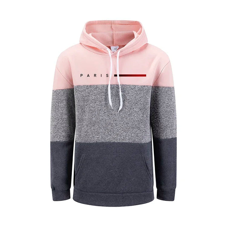 Hoodies for Women Printing Splicing Sweatshirts Versatile Pullover Daily Casual Comfort Woman Clothing Y2k Quality Street Tops Beauty hair & fashionfj
