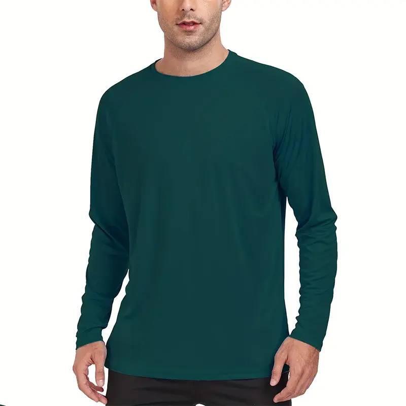Men's Sun Protection shirts Summer UPF 50+ Long Sleeve Quick Dry Men Shirts Breathable Hiking Fish Performance Tops UV-Proof Beauty hair & fashionfj