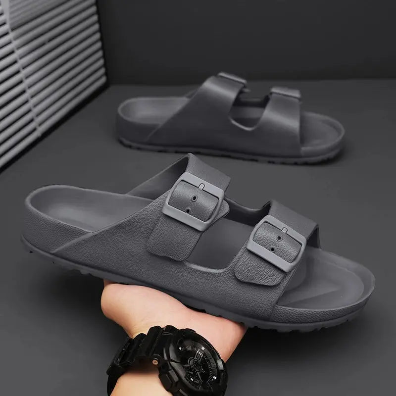 Slippers for Men and Women, Waterproof, Non-Slip, Thick-Soled, Wear-Resistant, Soft-Soled, Comfortable, Casual Sandals Beauty hair & fashionfj
