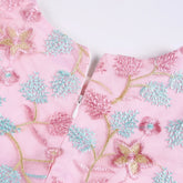 European and American embroidery dress dress girl&