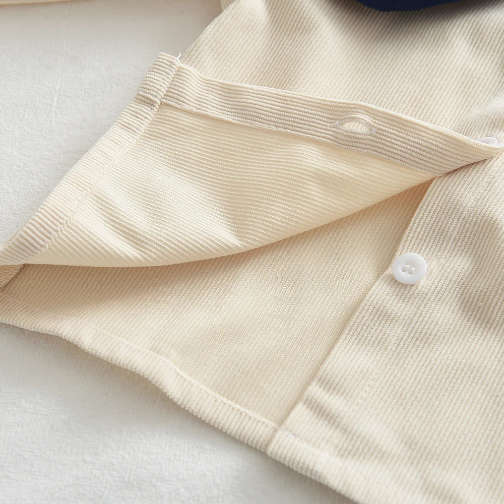 2023 Fashion Girls' Long Sleeve Half Skirt Set Autumn/Winter New Girls' Doll Neck Shirt Top+Bow Skirt Two Piece Set