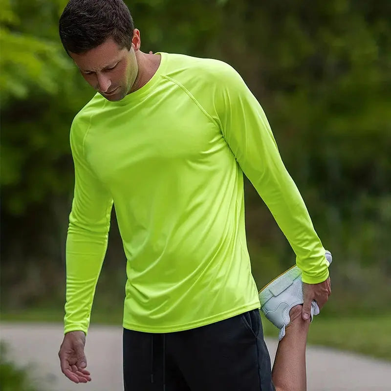 Men's Sun Protection shirts Summer UPF 50+ Long Sleeve Quick Dry Men Shirts Breathable Hiking Fish Performance Tops UV-Proof Beauty hair & fashionfj