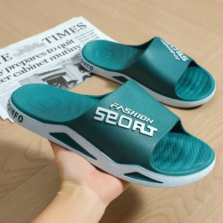 Slippers for men can be worn externally in summer. Trendy bathroom, bathroom, non-skid home, indoor, and home sandals for men Beauty hair & fashionfj