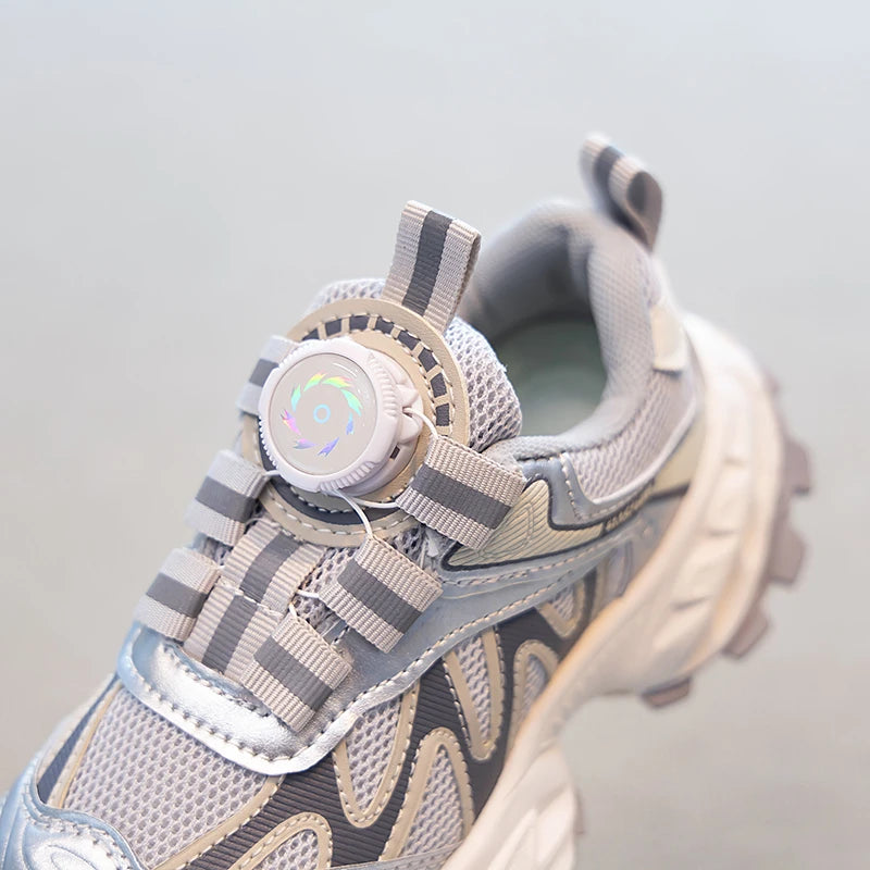 Kids Sneakers for Girls Fashion Sports Shoes for Toddlers Breathable Non-slip Children School Running Shoes for Boys Versatile