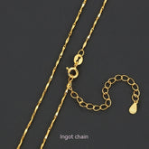 18K Gold Necklace Women&