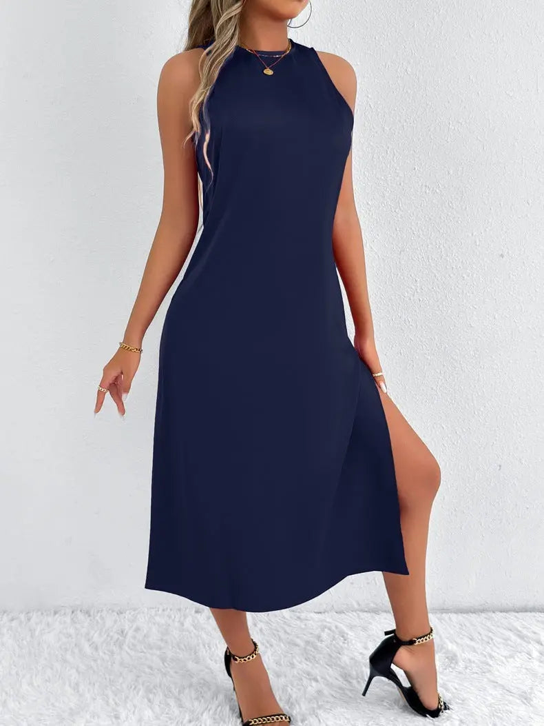 Satin Pure Color For Women Dress Beauty hair & fashionfj