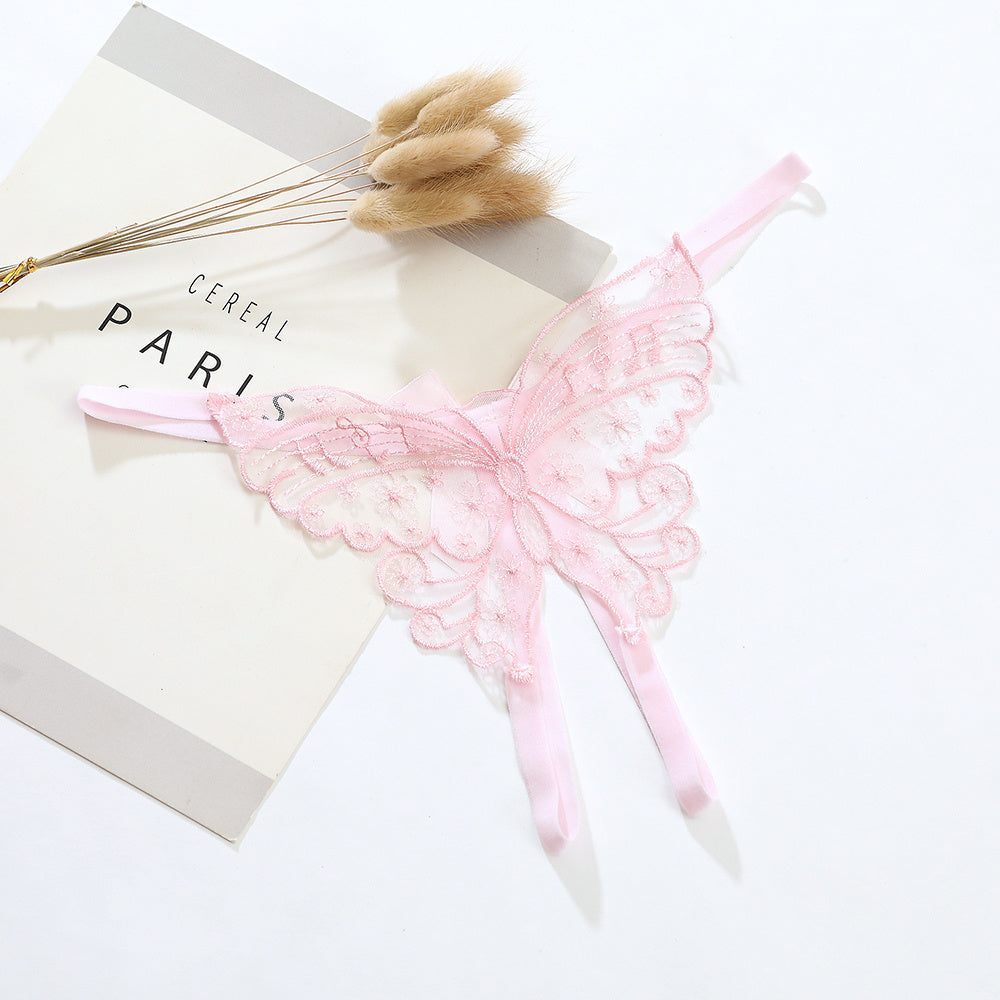 Ladies Fashion Personality Butterfly Embroidered Panties Beauty hair & fashionfj