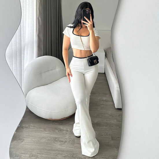 Comfortable Low Waist Elastic Navel Slightly Pull Slimming Suit Beauty hair & fashionfj
