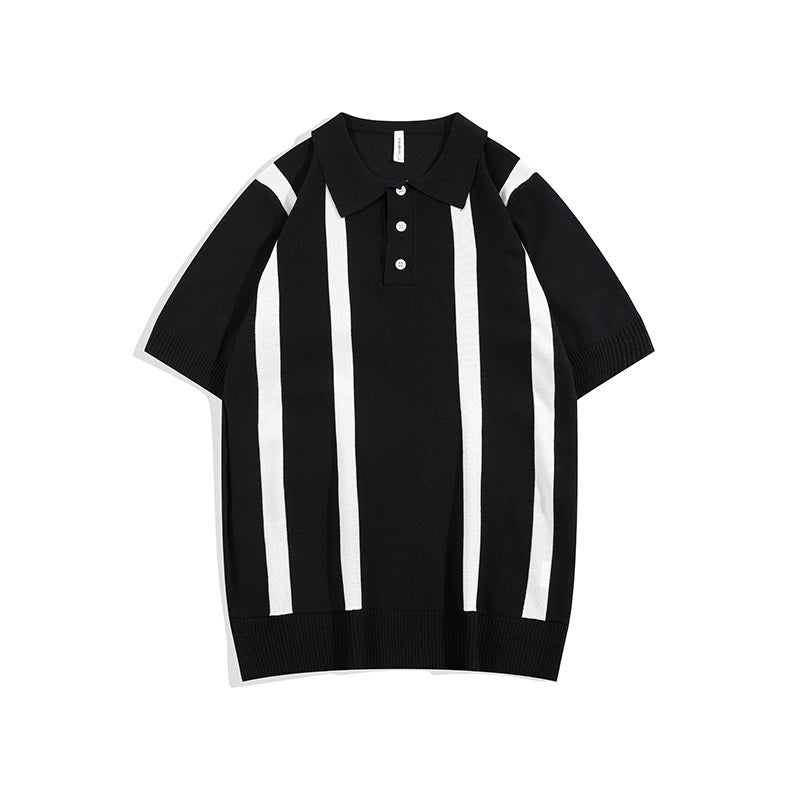 High Street Striped Half Sleeve Polo Shirt For Boys Beauty hair & fashionfj