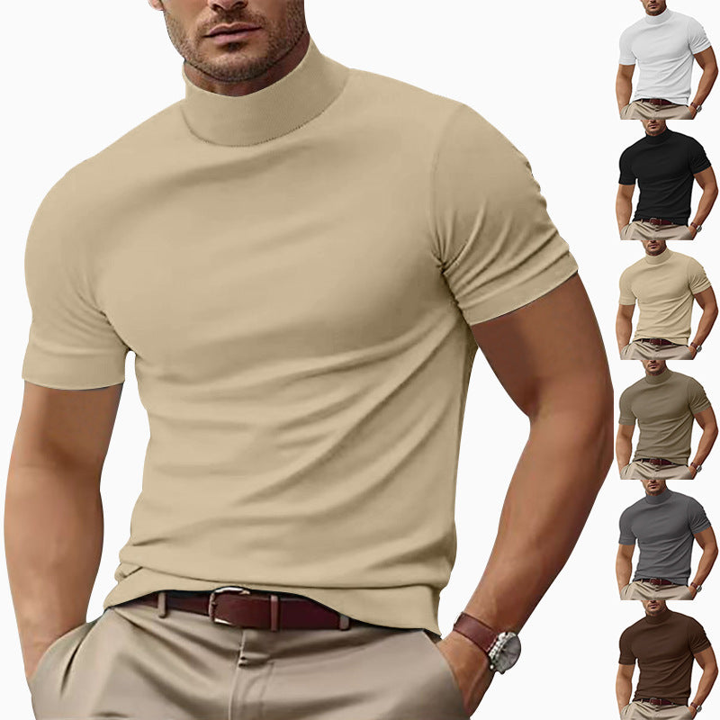 Summer New Men's Casual T-shirt Beauty hair & fashionfj