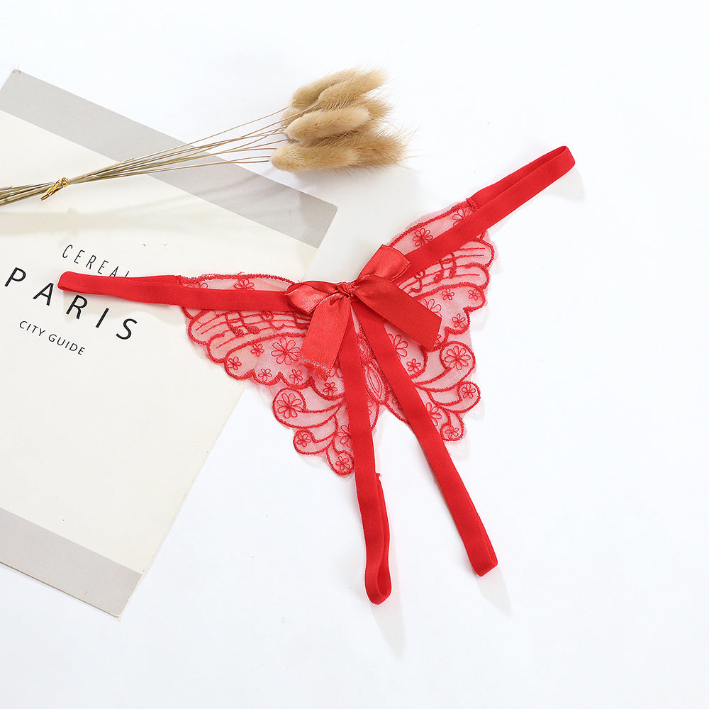 Ladies Fashion Personality Butterfly Embroidered Panties Beauty hair & fashionfj