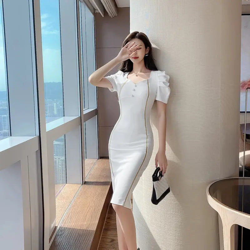 Women's New Summer Waist Fashion Dress Beauty hair & fashionfj