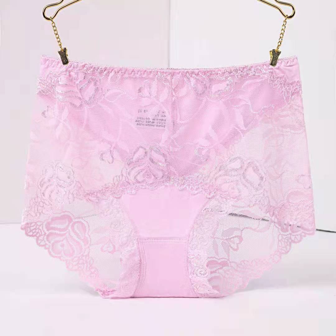 Mid-high-waist Lace Panties For Ladies Sexy Beauty hair & fashionfj