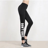 Letter Print Leggings Slim Pencil Pants Beauty hair & fashionfj