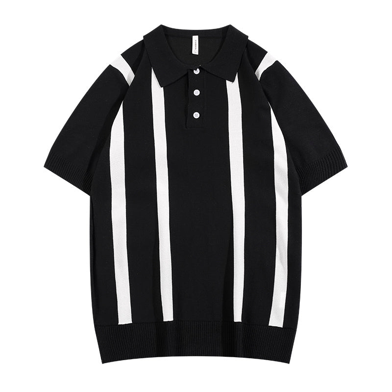 High Street Striped Half Sleeve Polo Shirt For Boys Beauty hair & fashionfj