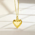 18K Gold Cut Love Gold Pendant Versatile Beauty hair & fashionfj
