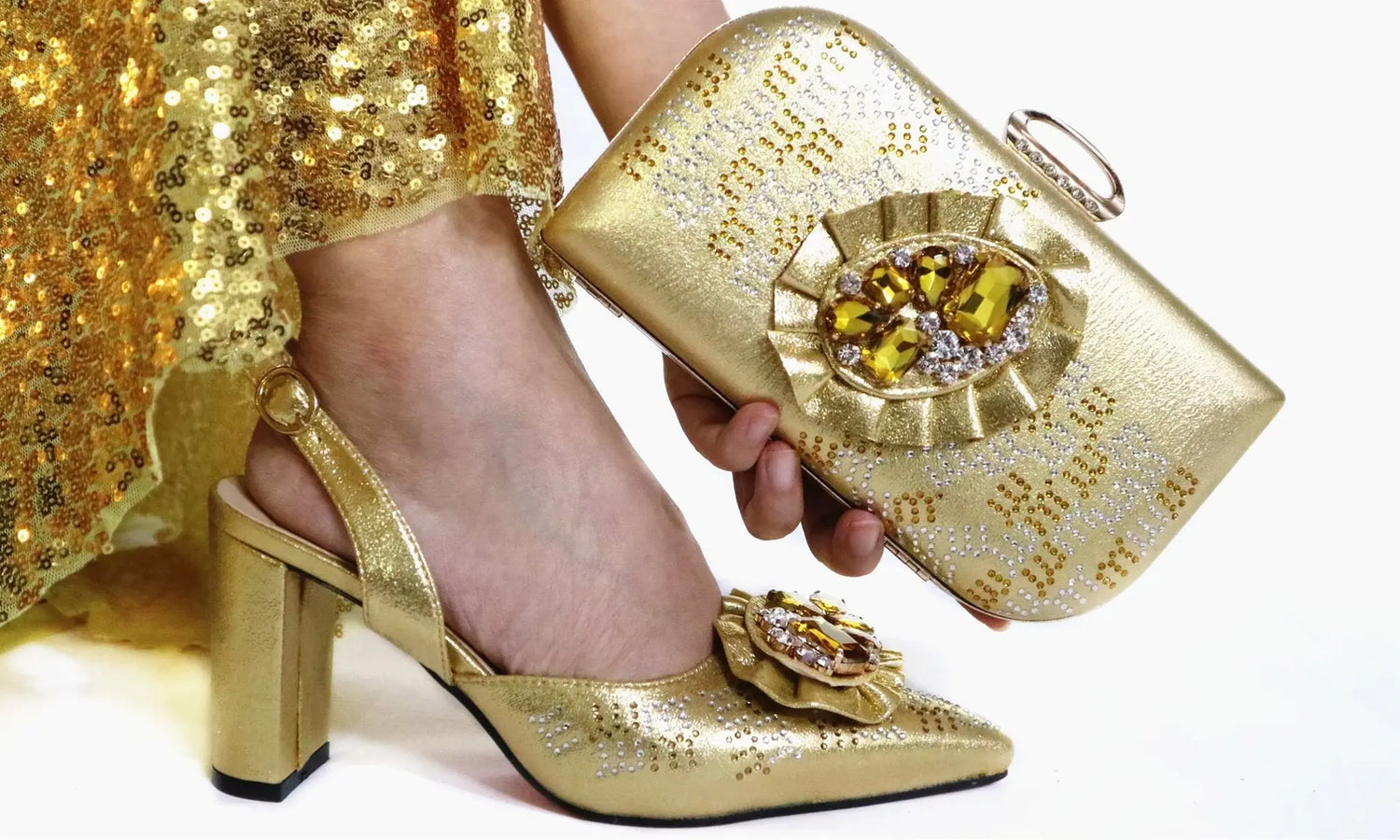 French Toe Shoes Matching Bag Beauty hair & fashionfj